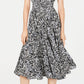 INC International Concepts Women's Cotton Peasant Dress Black SizeMedium