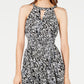 INC International Concepts Women's Cotton Peasant Dress Black SizeMedium