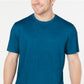 Tasso Elba Men's Supima Blend Crewneck Short Sleeve T-Shirt Blue Size Size Large