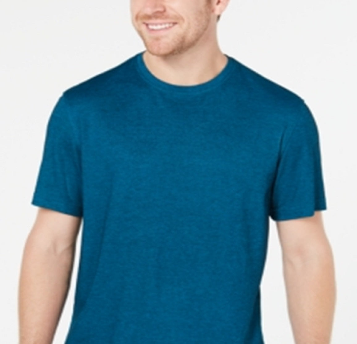 Tasso Elba Men's Supima Blend Crewneck Short Sleeve T-Shirt Blue Size XX-Large