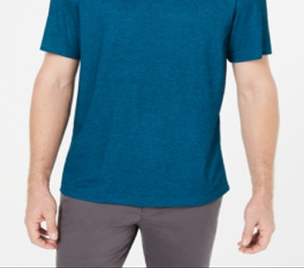 Tasso Elba Men's Supima Blend Crewneck Short Sleeve T-Shirt Blue Size XX-Large