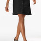Style & Co Women's Frayed Denim Sleeveless Shirtdress Black Size 16 Petite