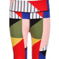 ID Ideology Big Girl's Colorblocked High Rise Ankle Leggings Black Size Large
