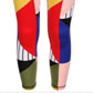 ID Ideology Big Girl's Colorblocked High Rise Ankle Leggings Black Size Large