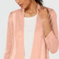 Alfani Women's Long Sleeve Open Cardigan Top Orange Size Large