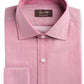 Tasso Elba Men's Slim Fit Non Iron Herringbone French Cuff Dress Shirt Red Size 14.5X32X33