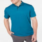Tasso Elba Men's Classic Fit Short Sleeves Polo Shirt Blue Size Small