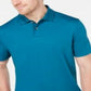 Tasso Elba Men's Classic Fit Short Sleeves Polo Shirt Blue Size Small