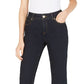 INC International Concepts Women's Tummy Control Straight Leg Jeans Blue Size 0 Petite