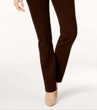 Charter Club Women's Lexington Straight Leg Jeans Brown Size 8