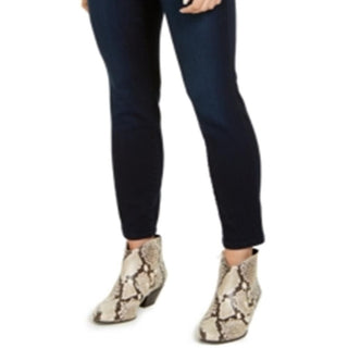 INC International Concepts Women's Tummy Control Skinny Jeans Blue Size 8 Petite