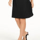 Alfani Women's Hardware Wrap Dress Black Size XX-Large
