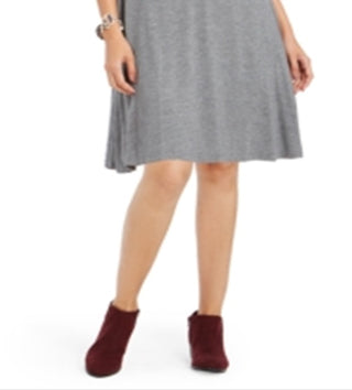 Style & Co Women's Swing Dress Gray Size Petite