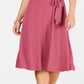 Charter Club Women's Belted MIDI Dress Pink Size Petite Medium