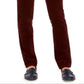 Charter Club Women's Lexington Tummy Control Corduroy Pants Red Size 16X3