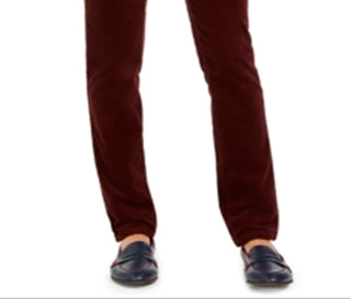 Charter Club Women's Lexington Tummy Control Corduroy Pants Red Size 16X3