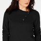 Karen Scott Women's Cotton Envelope Neck Sweater Black Size Small