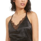 Bar III Women's Spaghetti Strap V Neck Tank Top Black Size X-Large
