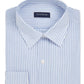 Club Room Men's Striped Collared Dress Shirt Blue Size 34-35