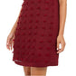 Alfani Women's Short Sleeve Mini Dress Red Size 16