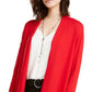 Alfani Women's Long Sleeve Open Cardigan Wear to Work Top Red Size X-Large