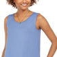 Style & Co Women's Swing Fit Tank Top Blue Size XX-Large