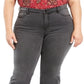 Style & Co Women's Plus Power Sculpt Bootcut Jeans Black Size 22W