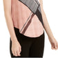 Alfani Women's Printed T-Shirt Pink Size X-Small