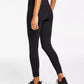 ID Ideology Women's Compression High Waist Side Pocket 7/8 Length Leggings Black Size Small