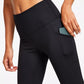 ID Ideology Women's Compression High Waist Side Pocket 7/8 Length Leggings Black Size Small