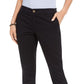 Style & Co Women's Cotton Bootcut Chino Pants Black Size 4