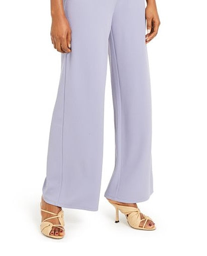 Bar III Women's Sleeveless Straight Leg Jumpsuit Purple Size 10