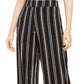 Alfani Women's Striped Pull On Pants Black Size Petite Small