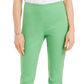 Charter Club Women's Stretch Twill Cropped Pants Green Size 8 Petite