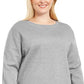 Karen Scott Women's Crewneck Sweatshirt Gray Size 2X