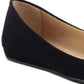 Sun + Stone Women's Eliana Flats Black Size 7.5 W