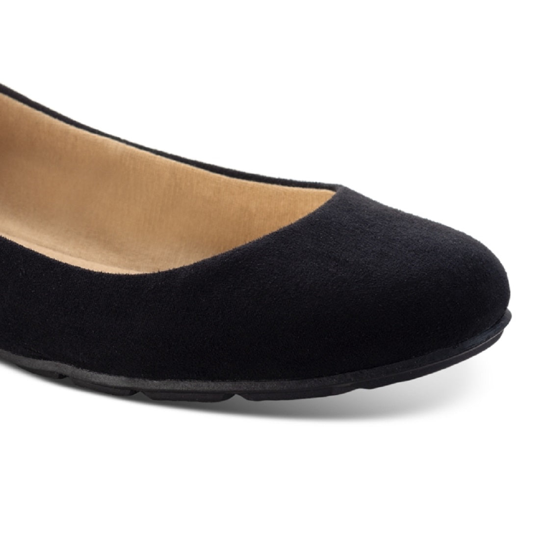 Sun + Stone Women's Eliana Flats Black Size 7.5 W