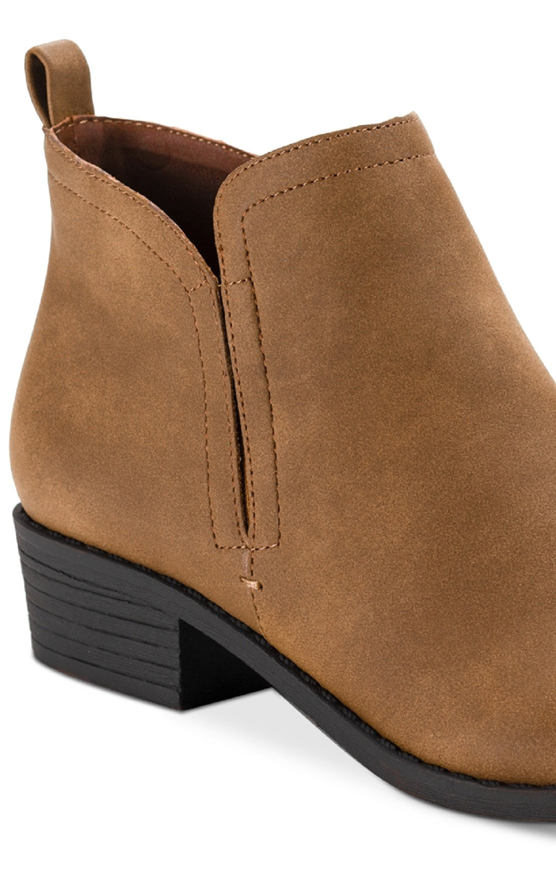 Sun + Stone Women's Cadee Ankle Booties Brown Size 7.5 M