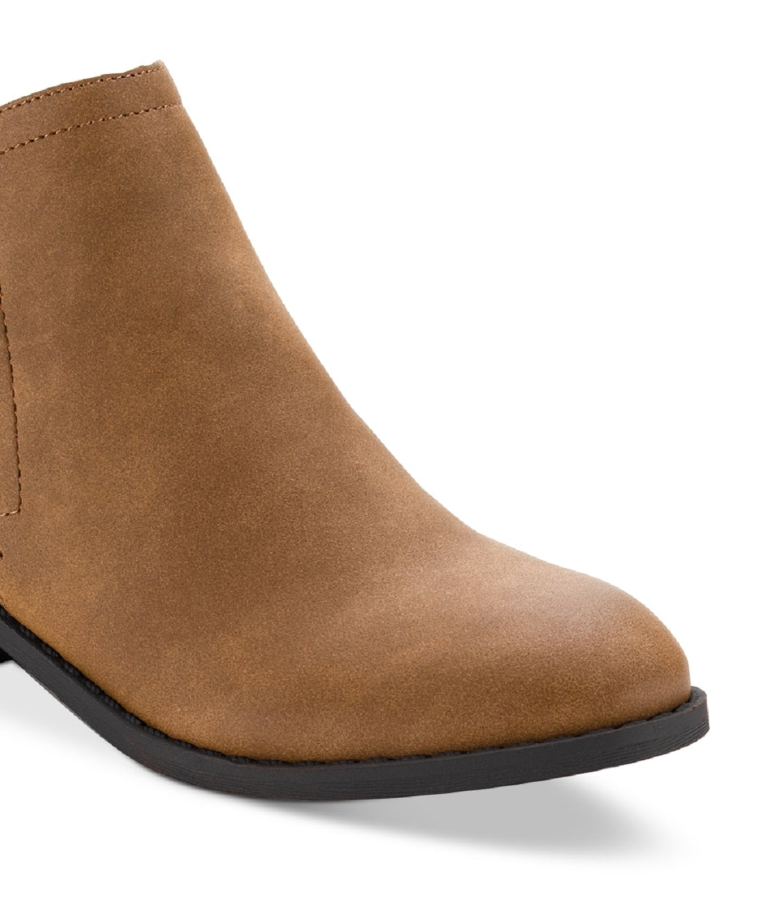 Sun + Stone Women's Cadee Ankle Booties Brown Size 7.5 M