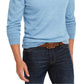 Club Room Men's Solid V Neck Merino Wool Blend Sweater Blue Size X-Large