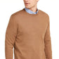 Club Room Men's Solid Crew Neck Merino Wool Blend Sweater Brown Size Small