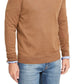 Club Room Men's Solid Crew Neck Merino Wool Blend Sweater Brown Size Small