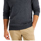Club Room Men's Mock Neck Classic Fit Cotton Pullover Sweater Gray Size Small