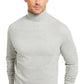 Club Room Men's Solid Turtleneck Shirt Gray Size Large