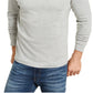 Club Room Men's Solid Turtleneck Shirt Gray Size Large