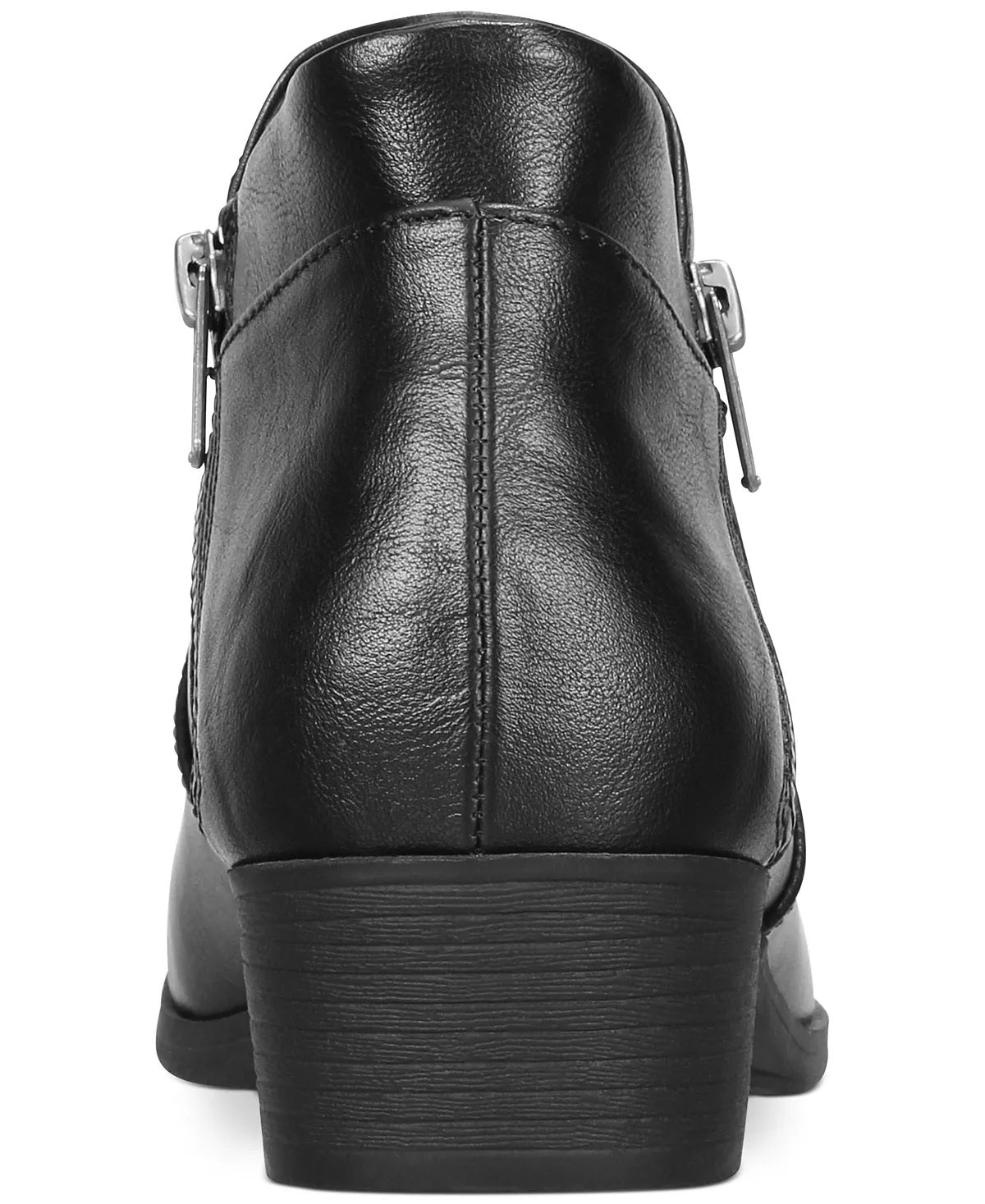 Sun + Stone Women's Abby Double Zip Booties Black Size 9 M