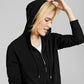Charter Club Women's Cashmere Zip Hoodie Black Size Medium