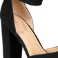 Sun + Stone Women's Estrella Block Heel Pumps Black Size 9.5M