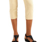 Alfani Women's Essential Pull On Capri With Tummy Control Brown Size 10