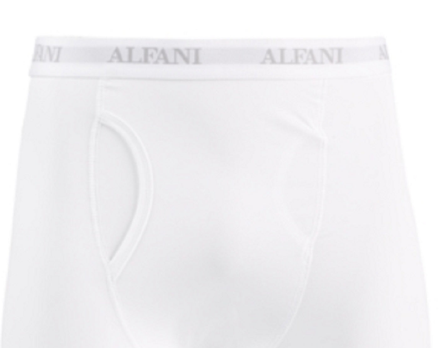 Alfani Men's Air Mesh Quick Dry Moisture Wicking Boxer Briefs White Size X-Large